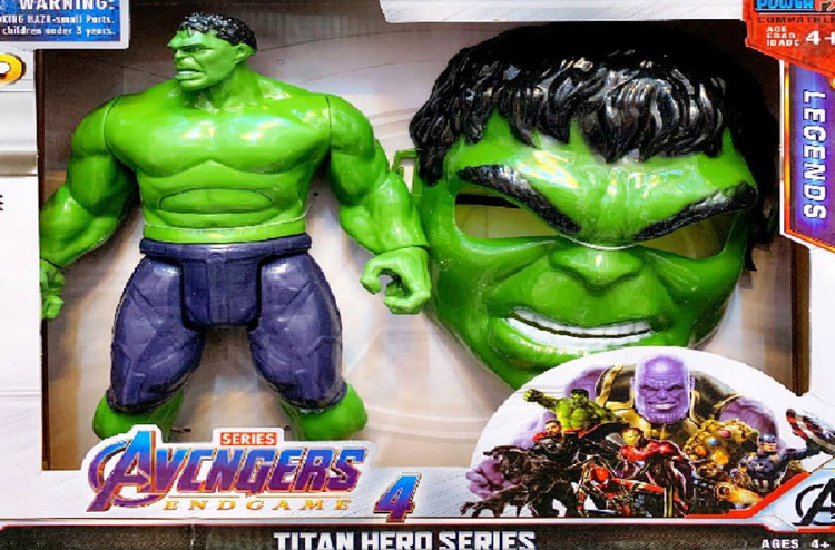 اکشن فیگور و ماسک هالک مدل 2022-8888