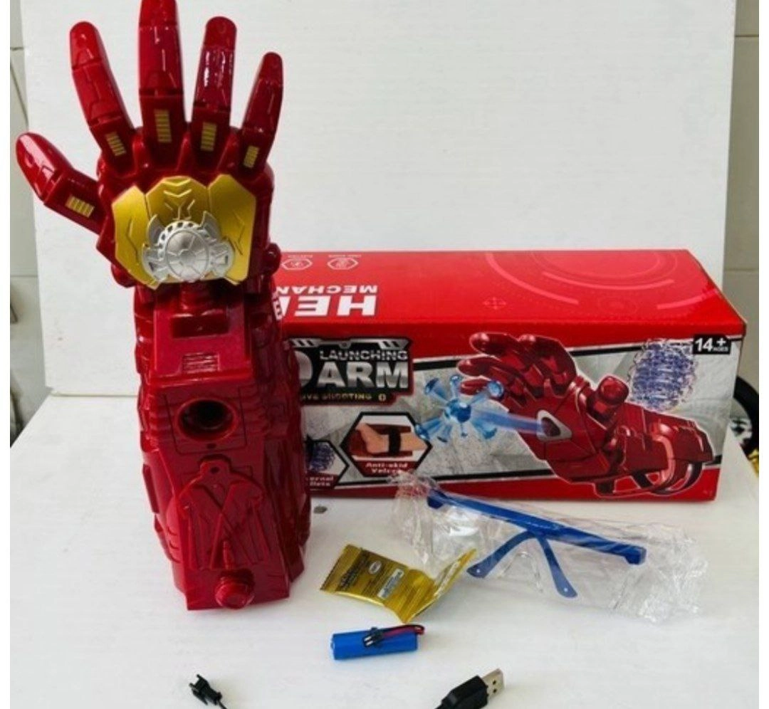 دستکش آیرون من تیر پرتابی ژله ای مدل 666a