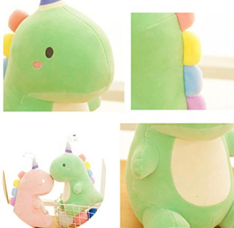 مفید برای پرورش فکری و خلاقیت کودکان عروسکی نرم و لطیف جنس نانو ضد حساسیت مناسب برای پوست حساس کودکان موجود در 2 رنگ جذاب صورتی و سبز