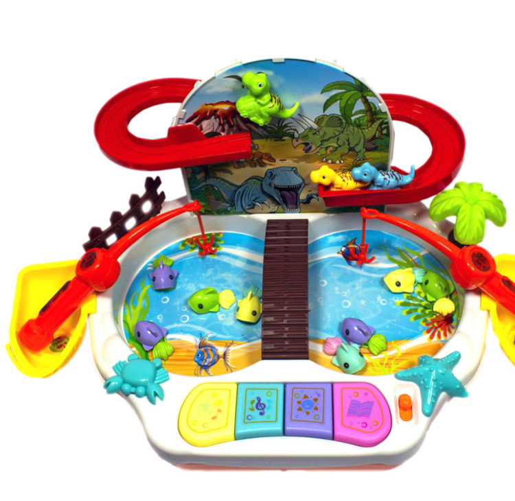 اسباب بازی ماهیگیری پارک ژوراسیک موزیکال سه کاره