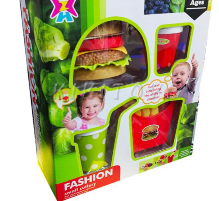 ست همبرگر و فست فود اسباب بازی FASHION SMALLCUTLERY 326