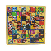 بازی فکری منچ و مارپله مدل دختر کفشدوزکی