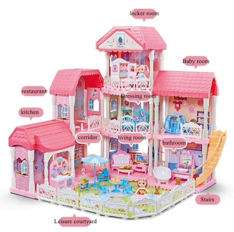 ست اسباب بازی لوازم خانه مدل Castle Villa کد 7003