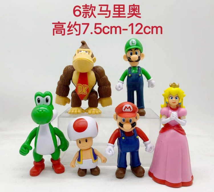 پک ۶ عددی فیگور های ماریو