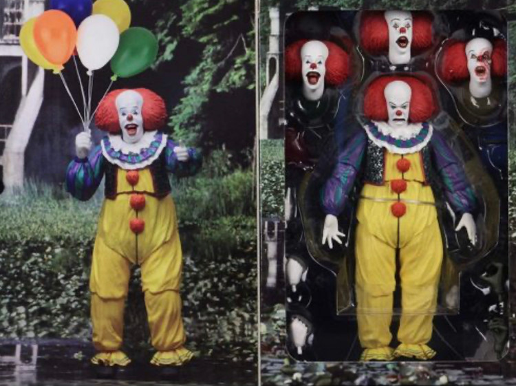 اکشن فیگور پنی وایز 1990 ارتفاع 18 سانتی متر NECA – IT – 7” Scale Action Figure – Ultimate Pennywise (1990)
