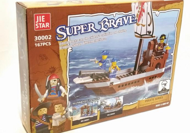 اسباب بازی لگو دزدان دریایی(JIE STAR 30002)